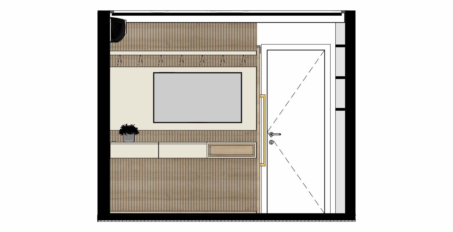 Interior L. - Quarto Painel